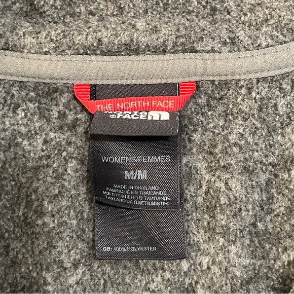 The North Face Gray Fleece Jacket Size Medium - Picture 5 of 5